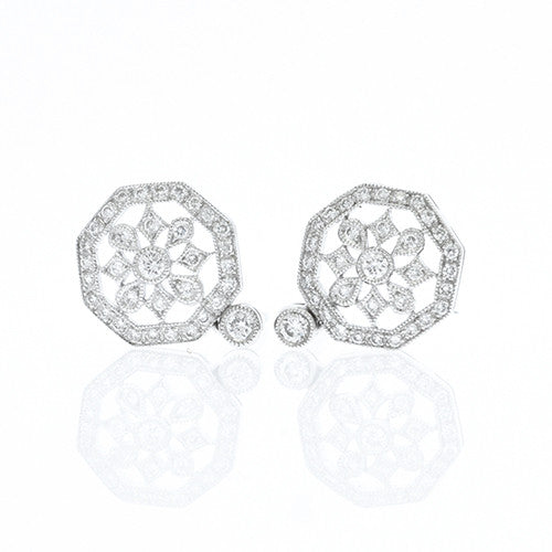 Antique Design Diamond Fashion Earrings by London Jewelry Designer ...